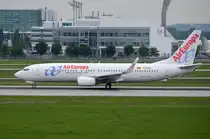 EC-IDA Air Europa Boeing 737-86Q(WL) beim Start in München  14.05.2015