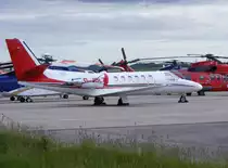 G-JBLZ, Cessna 550B Citation Bravo, Aberdeen Airport (ABZ), 28.6.2015