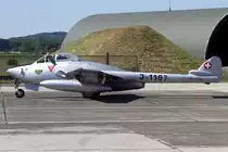 Private, HB-RVN, deHavilland, Vampire DH-100-MK-6, 28.06.2015, LFSX, Luxeuil, France 



