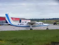 G-JPEG, Britten Norman BN-2A-20, Aberdeen Airport (ABZ), 28.6.2015