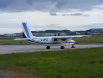 G-JPEG, Britten Norman BN-2A-20, Aberdeen Airport (ABZ), 28.6.2015