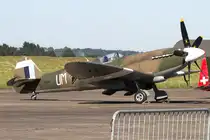 Private, F-AZJS, Supermarine, Spitfire MKXIX, 28.06.2015, LFSX, Luxeuil, France



