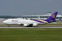 HS-TGF Thai Airways International Boeing 747-4D7   beim Start in Müncchen am 11.09.2015