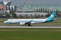 I-ADJN Air Dolomiti Embraer ERJ-195LR (ERJ-190-200 LR)  gelandet in München  11.09.2015