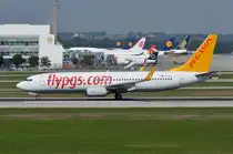 TC-AAL Pegasus Boeing 737-82R(WL)  in München am 11.09.2015 gelandet