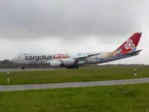 LX-VCM, Boeing 747-8F  City of Redange-sur-Attert  von Cargolux am 25.10.2015 in Luxembourg