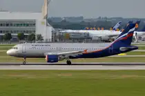 VP-BZQ Aeroflot - Russian Airlines Airbus A320-214   gelandet in München   11.09.2015