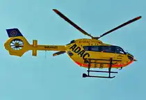 EC 145T-2, D-HYAC ADAC beim Abflug von Köln/Bonn zum Einsatzgebiet - 02.08.2015