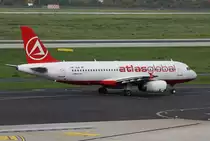 Atlasjet Ukraine, UR-AJB, (C/N 733),Airbus A 320-233, 24.10.2015,DUS-EDDL, Düsseldorf, Germany 