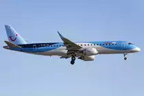 Jetairfly, OO-JVA, Embraer, ERJ-190, 20.09.2015, BCN, Barcelona, Spain 




