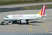 A 319-100 D-AGWA der Germanwings pushback at CGH - 02.08.2015