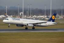 D-AIDC Lufthansa Airbus A321-231   am 11.12.2015 in München bei der Landung
