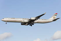 Etihad Airways, A6-EHK, Airbus, A340-642X, 08.01.2016, MUC, München, Germany 




