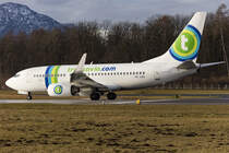 Transavia, PH-XRB, Boeing, B737-7K2, 09.01.2016, SZG, Salzburg, Austria 



