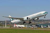 Cathay Pacific Airways, B-KPX, Boeing B777-367ER, 29.September 2015, ZRH Zürich, Switzerland.