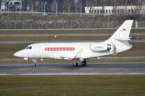 I-PBRB Private Dassault Falcon 2000LX  gelandet am 11.12.2015 in München