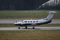 Piper PA-42-720 Cheyenne IIIA D-IABA aufgenommen am 01.04.09 nach der Landung in Hamburg Fuhlsb�ttel.