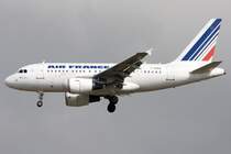 Air France, F-GUGA, Airbus, A318-111, 29.03.2009, CDG, Paris-Charles de Gaulle, France