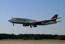 Fanhansa Siegerflieger, Boeing B 747-830, D-ABYI, SXF, 04.06.2016, ILA 2016