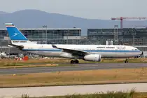 Kuwait Airways 9K-APA rollt zum Gate in Frankfurt 8.7.2016