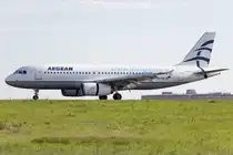 Aegean Airlines, SX-DGI, Airbus, A320-232, 07.05.2016, CDG, Paris, France 



