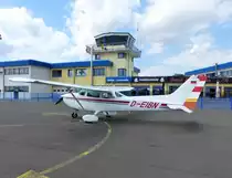 Cessna 172N Skyhawk, D-EIBN, Flugplatz Gera (EDAJ), 19.7.2016