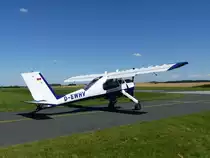 PZL 104 Wilga 35, D-EWHV (ex.DDR-WHV) auf dem Weg zum Start in Gera (EDAJ) am 20.7.2016