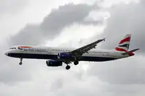 British Airways, G-EUXH, Airbus A321-231, 01.Juli 2016, LHR London Heathrow, United Kingdom.