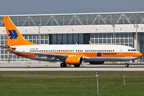 Landung,B737/Hapag Lloyd/MUC/Mnchen/Germany.