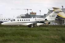 Sky Service, OO-SKY, Cessna, 525A CJ2, 10.04.2009, BRU, Brssel, Belgium 

