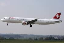 Swiss, HB-IOF, Airbus, A321-111, 13.04.2009, ZRH, Zrich, Switzerland 


