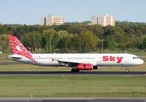 Sky Airlines A 321-131 TC-SKI am 19.04.2009 auf dem Flughafen Berlin-Tegel