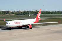 Air Berlin A 330-223 D-ALPJ am 19.04.2009 auf dem Flughafen Berlin-Tegel