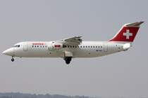 Swiss, HB-IXU, BAe-Avro, ARJ-100, 13.04.2009, ZRH, Zrich, Switzerland 

