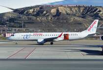 Embraer ERJ-195 LR, EC-LKM, Air Europa, Madrid-Barajas Airport (MAD), 16.1.2017