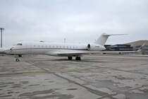 Springtime Ltd,. M-YSSF, Bombardier Global Express 6000, 18.Januar 2017, ZRH Zürich, Switzerland.