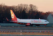 Air Berlin, Boeing B 737-86J, D-ABKJ, TXL, 31.12.2016