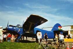 Eine russische Antonow AN-2 - HA-ABA - am 16.