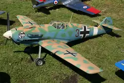 3, Messerschmitt Bf.109, 40-Jahre Jubil�ums-Airmeeting des DMFV (Deutscher Modellflieger Verband) auf dem Flugplatz der Fa.