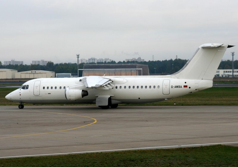 WDL Aviation BAe 146-300 D-AWBA am 03.10.2007 auf dem Flughafen Berin-Tegel