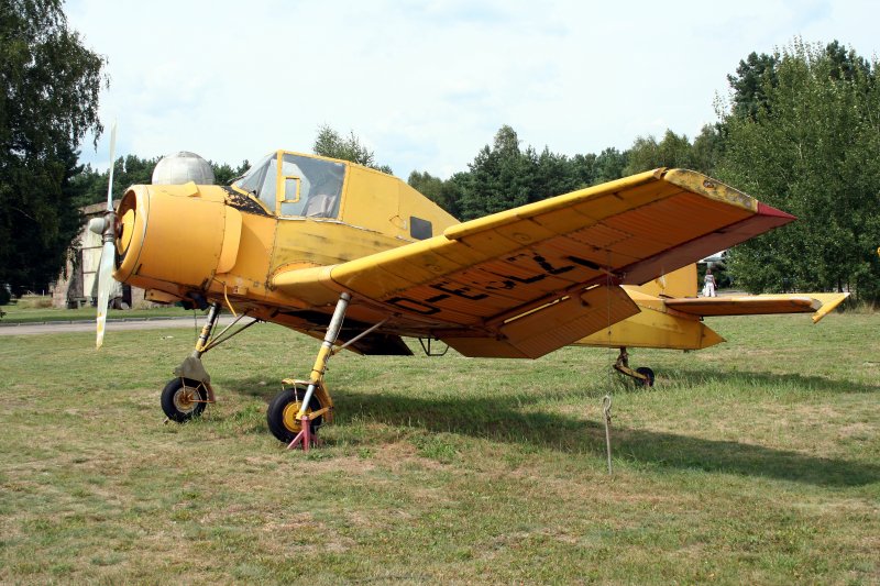 Z-37 D-ESLZ am 09.08.2009 im Luftfahrtmuseum Finow bei Eberswalde